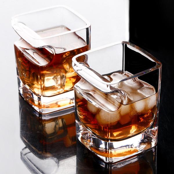 Cigar Crystal Wine Glasses Cup Double Old Fashioned Thick Bottom For Whiskey