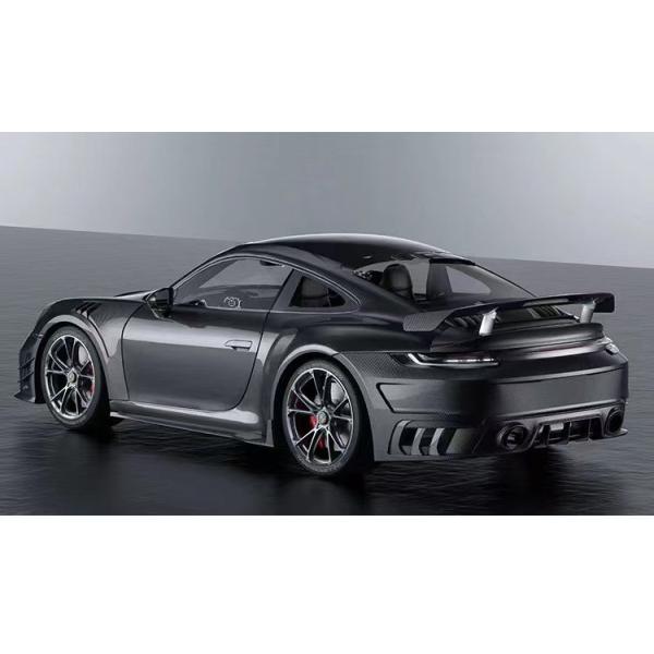 Pour Porsche 992 Turbo Spoiler en fibre de carbone 992 Turbo Upgrade Paktechz Style Spoiler de couverture de queue en fibre de carbone