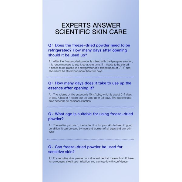 Organic Skin Care Serum / Essence Custom Anti-Wrinkle and Anti-Aging Face Whitening - Free Sample for Home Spa Use Day Night