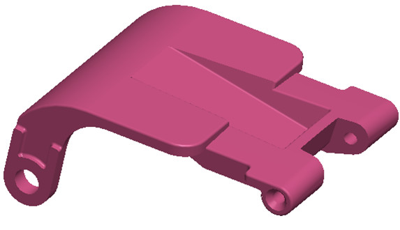 Linkage Industrial Plastic Molding Parts POM Material Pure White Color