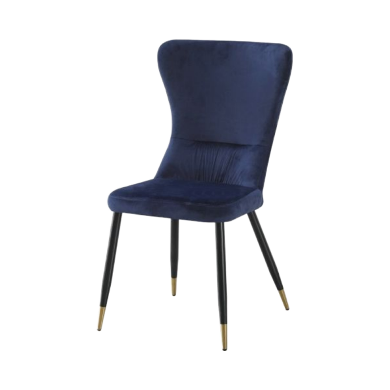 Wholesale Comfortable Armless Velvet Dining Chair Modern Style Upholstered Office School Backrest Home Bar Restaurant