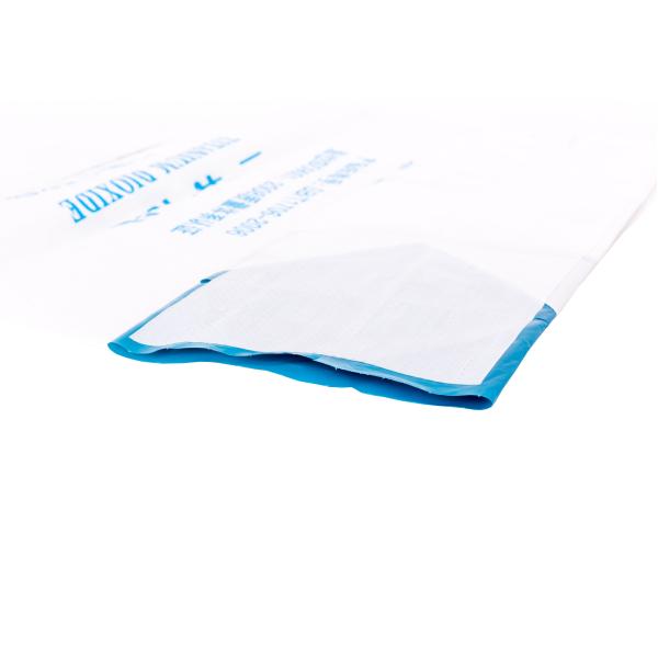 PE / PP Woven Valve Sealed Bags With Plastic Laminated Block Bottom Impact Resistance