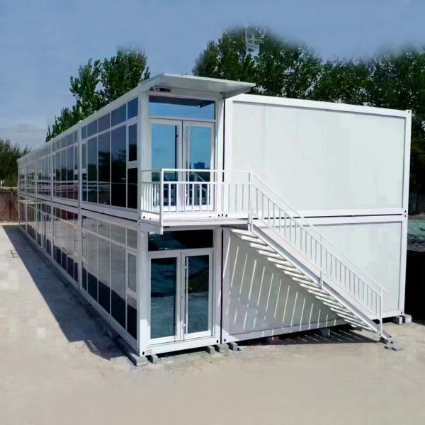 Modular Prefabricated House Custom Small House Living Prefabricated Container Home Office Shopping Mall Modern Flat Pack Container House