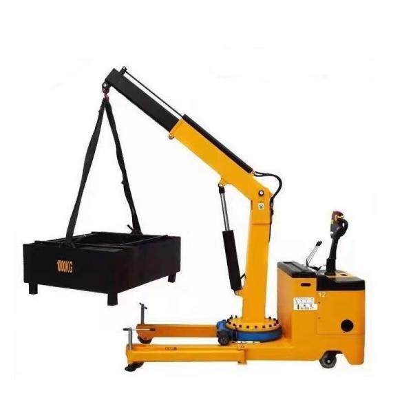 1T Battery Trolley Crane Electric Rotating For Places With Flat Floor
