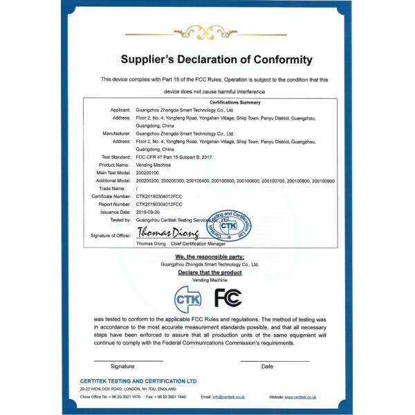 LED Screen Advertisement Medicine Vending Machine for Hospital