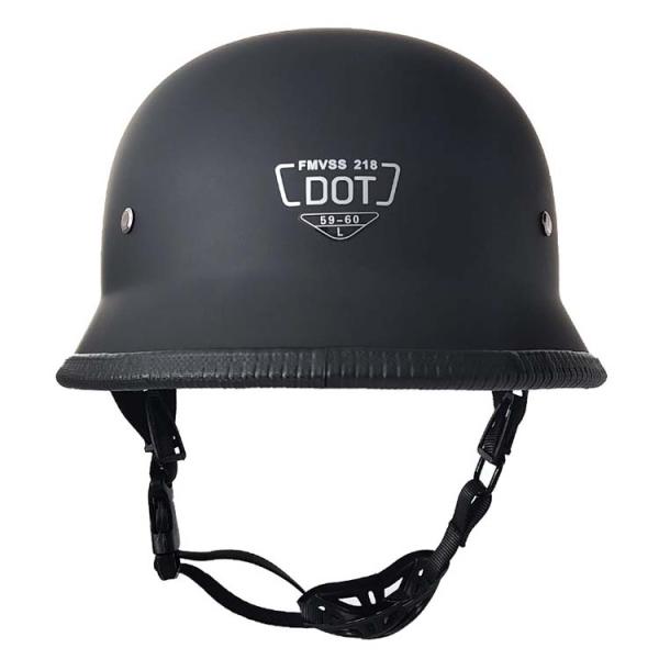 DOT Approved Half Face Motorcycle Vintage German WW2 Helmet with High Density EPS Liner