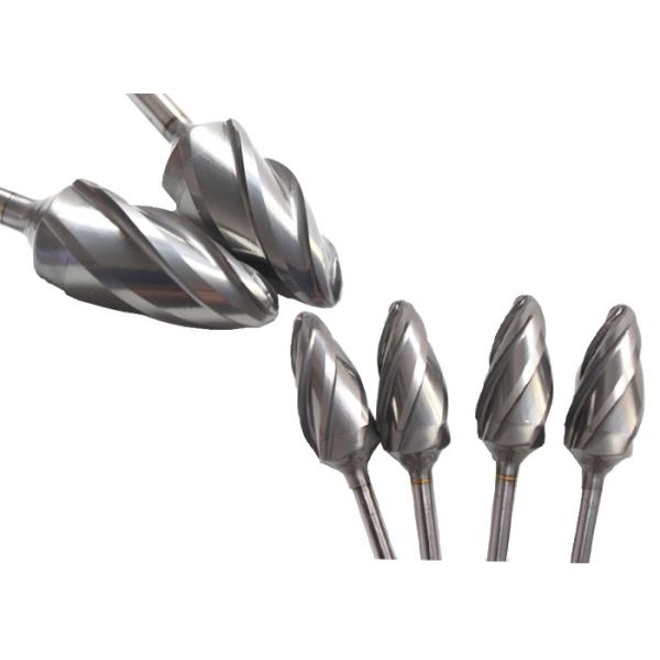 Sturdy Carbide Grinding Burrs , Single Cut Carbide Burr For Aluminum