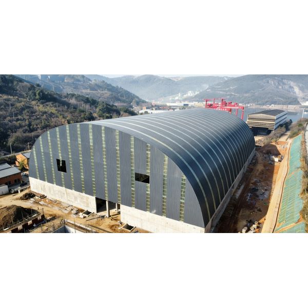Modern Design Q235/Q355 Steel Space Frame Structure for Prefabricated Assembly Petrol Station Canopy