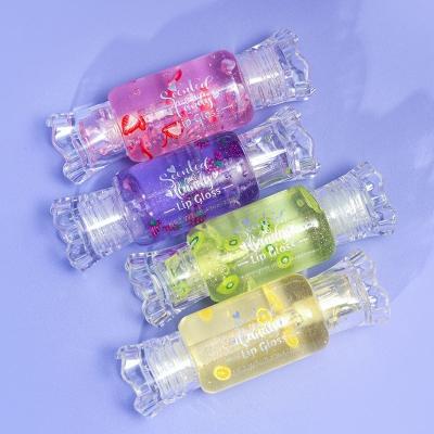 GMPC Natural Vitamin Clear Lip Oil Moisturized Fruit Flavore Glitter Lip Oil