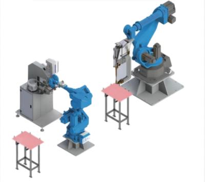 SPR Automated Riveting Workstation with Steel and Aluminum SPR Technology in Automotive Manufacturing