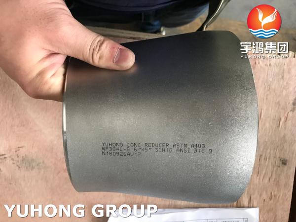 SS Pipe Fitting ASTM A403 WP304L S30403 Concentric Reducer B16.9