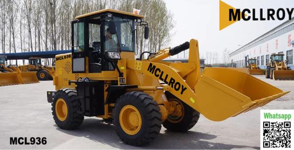 OEM 65kW Wheel Shovel Loader For Engineering Gardens Cement Factories