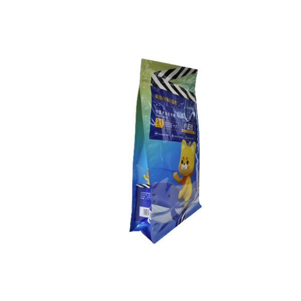 Service à l' épreuve de l' humidité Poches debout à fond plat avec fermeture à glissière remontable