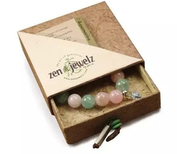 custom Buddha beads packaging drawer box   luxury Zen beads gift paper box