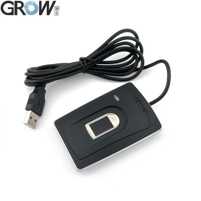 Grow R102A Leitor de impressões digitais USB biométrico capacitivo com DC5V 208*288 Pixel 1500 Capacidade para Windows Android