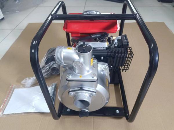 OEM 80mm Portão de sucção de diâmetro bomba de água portátil com motor de gasolina de alta pressão