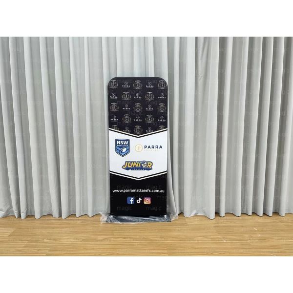 Tension Fabric Tube Display Advertising Banner Stand Custom Printed Graphic For Event Promotion