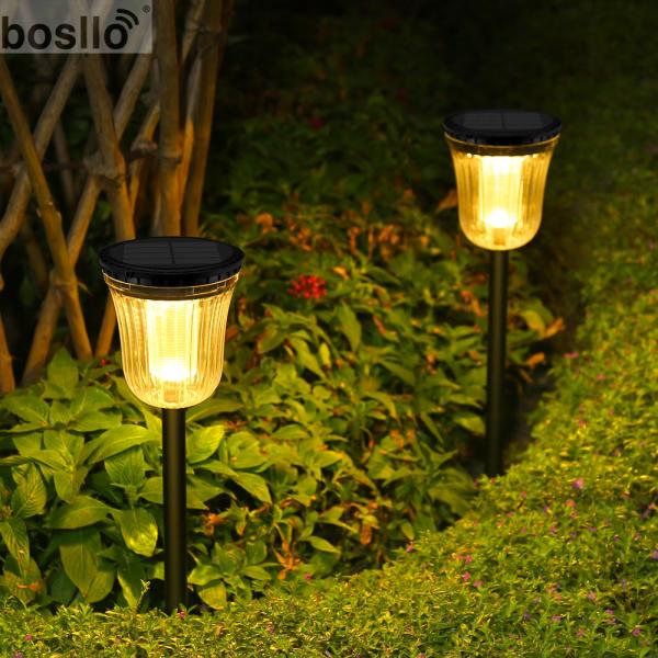 Lâmpadas de via solar FCC 2V 500MA 1W Lâmpada solar LED exterior 6000k