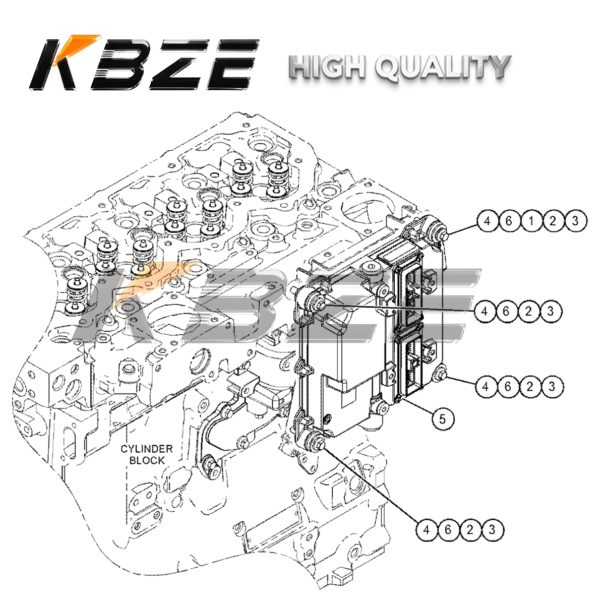 286-3683 Wide Model Compatibility ECu Controller Perkins 1104 CAT C4.4 C6.4 C6.6 for 320D 320D FM 323D L 323D LN