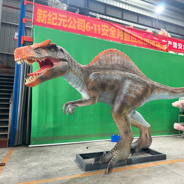 Spinosaurus Modelo de dinosaurio animatrónico para parques temáticos