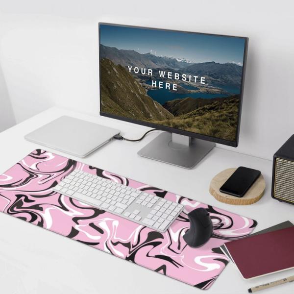 CMYK Sublimation Printing Soft Mousepad Natural Rubber Game Pad for Laptop/Desktop