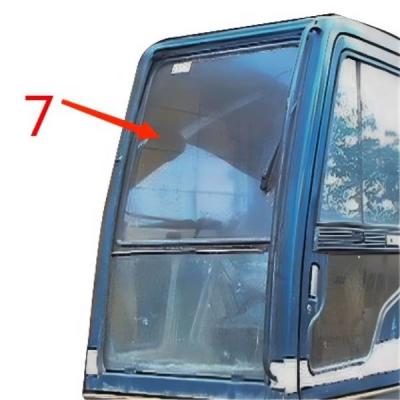 Posição No.7 de Window Glass Green da máquina escavadora do lado direito KOBELCO