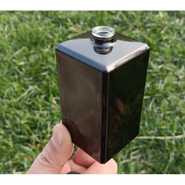 100Ml Free Sample Luxury Square Clear Refill Pump Empty Glass Perfume spray Bottles