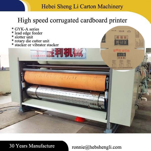 Easy Operating Flexographic Printing Machine , Pizza Box Printing Machine