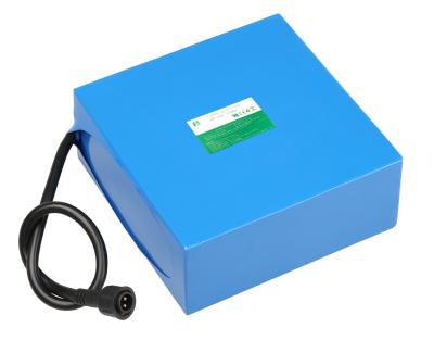 Pacote de bateria personalizado de íon de lítio 3200mah 26650 48V 12AH PVC