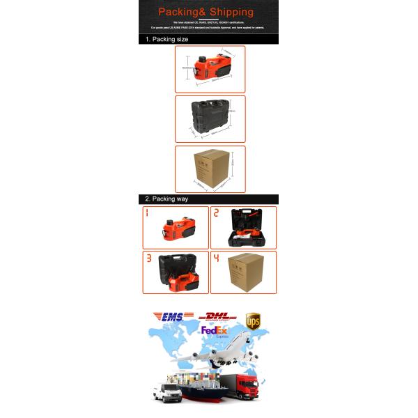 автомобиль Джек максимальной высоты 450mm электрический гидравлический 3 тонны с переключателем