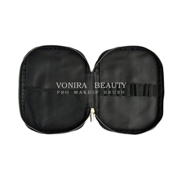 Professional Makeup Brush Organizer Cosmetic Artist Case Holder Travel Handbag Black