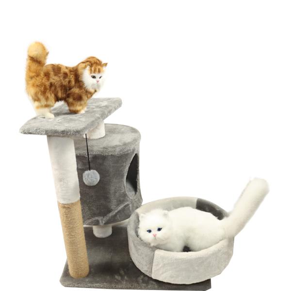 Série fresca de Cat Climbing Furniture Non Slip 2 ao nível 48 polegadas Cat Tree House interna