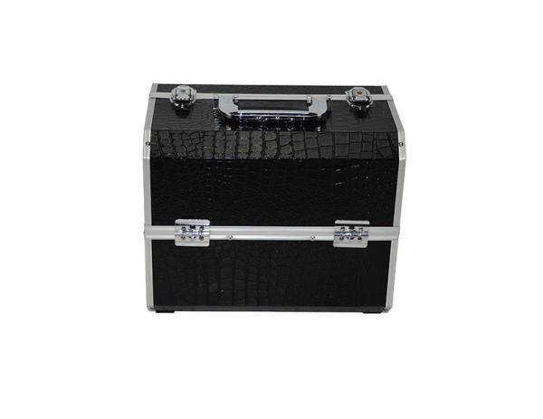 3 in 1 Aluminum Cosmetic Cases, Aluminum PU Cosmetic Carrying Case