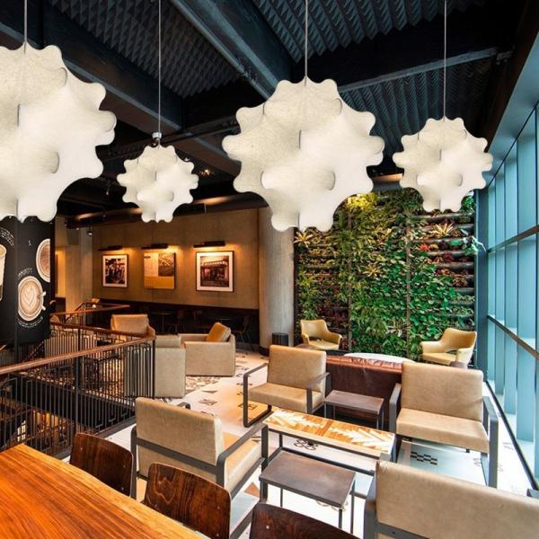 Lámpara de techo Wabi Sabi para sala de estar y restaurante, minimalista moderna, lámpara colgante de diseño para bar