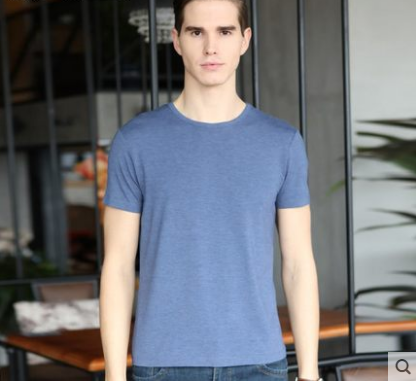 2019 New Design Adults Bamboo And Cotton T Shirts Casual Style Breathable