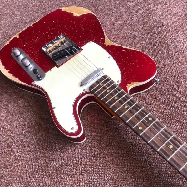 Classical TELE 6 Strings rosewood fingerboard Electric Guitar,telecaster gitaar relics