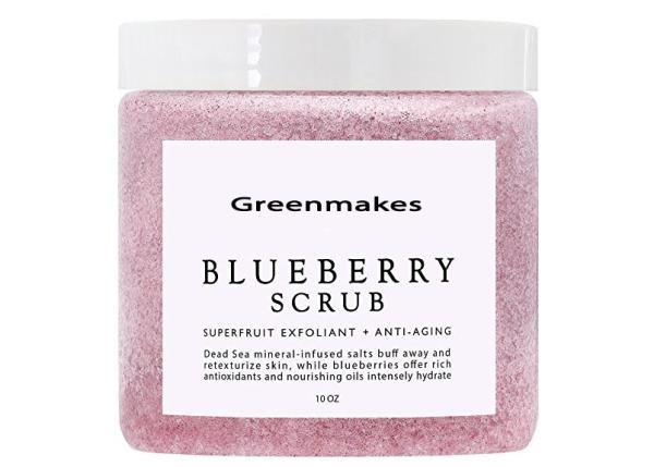 Blueberry Body Scrub , Anti Aging Body Scrub For Exfoliating Lightening Acne Scar