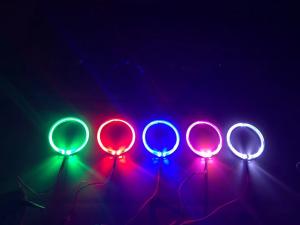 Durable Head Lamp LED Angel Eyes Waterproof RGB / WRGB LED Halo Rings