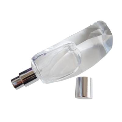 glass perfume bottle   perfume recycled glass bottles black blue red pink green cap plastic and metal