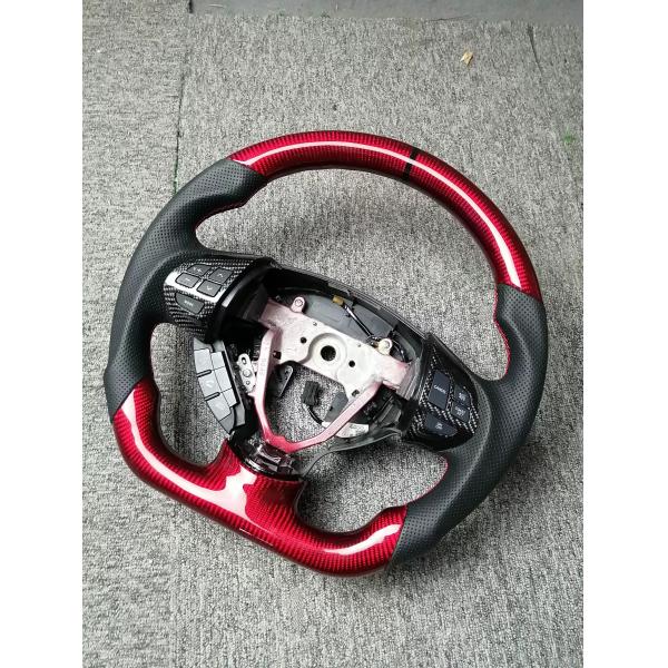 Unleash the Power of Cyberpunk Design with Mitsubishi EVO Carbon Fiber Steering Wheel