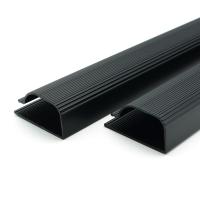 Rigid PVC Wire Management Channel Profile Plastic Customized
