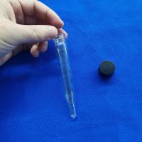 Borosilicate Glass Testing Oil Centrifuge Tube With Screw Head Plastic Lid