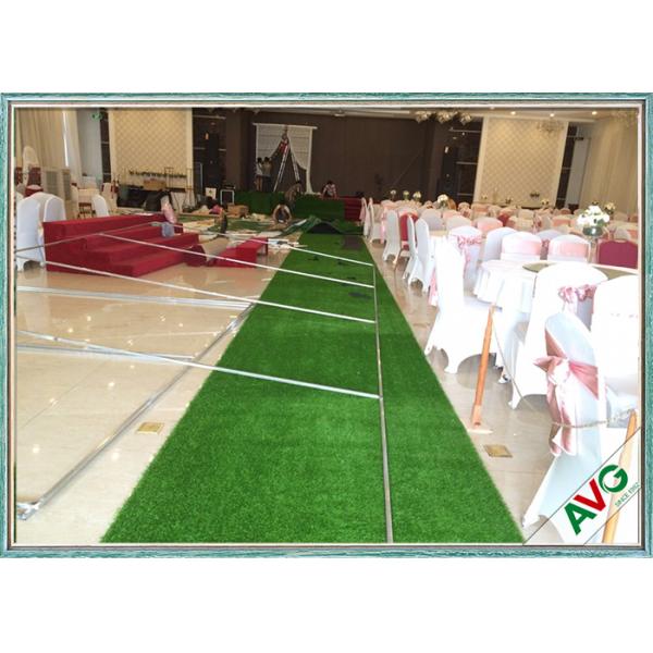 Outdoor Wedding Party Decoration Landscaping Artificial Turf 5 - 7 Years Guarantee