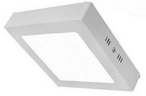 White Frame Battery Power Led Ceiling Panel Lights Surface Mounted