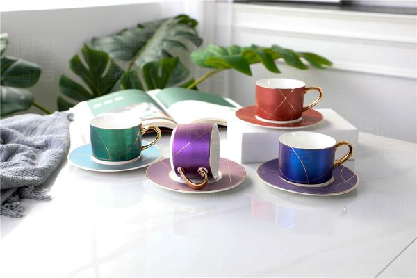 Reusable 8oz 240ml Christmas Fine Porcelain Coffee Mugs