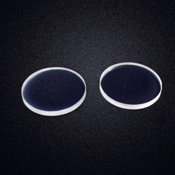 Circular Light Color CE 42*3mm 40/20 Quartz Laser Machine Lens