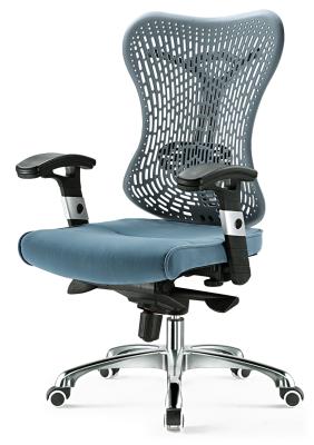 Commercial Gray Mesh Task Chair With Arms , Mesh Back Desk Chair For Secretary