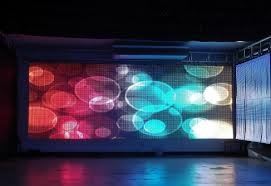 Tela transparente P20mm IP65 9500K do diodo emissor de luz da propaganda exterior - 11500K