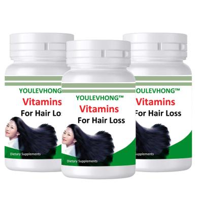 Hommes et femmes Vitamines pour la croissance des cheveux en bonne santé Sans gluten Certifié GMP Vitamine pour cheveux Biotine
