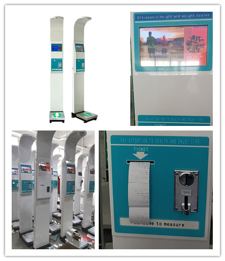 Печатание высоты цифров масштаба веса Lcd электронной эксплуатируемое монеткой
